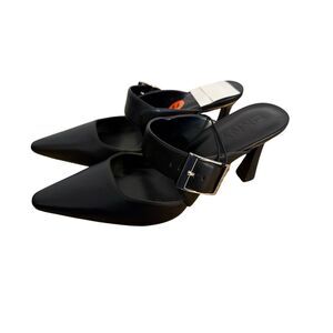 🟢🟢Brand New DKNY Nalani Pointed Toe Slip On Black Heels Size 11